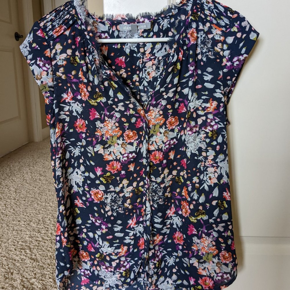 Daniel Rainn Bernal Split Neck Blouse